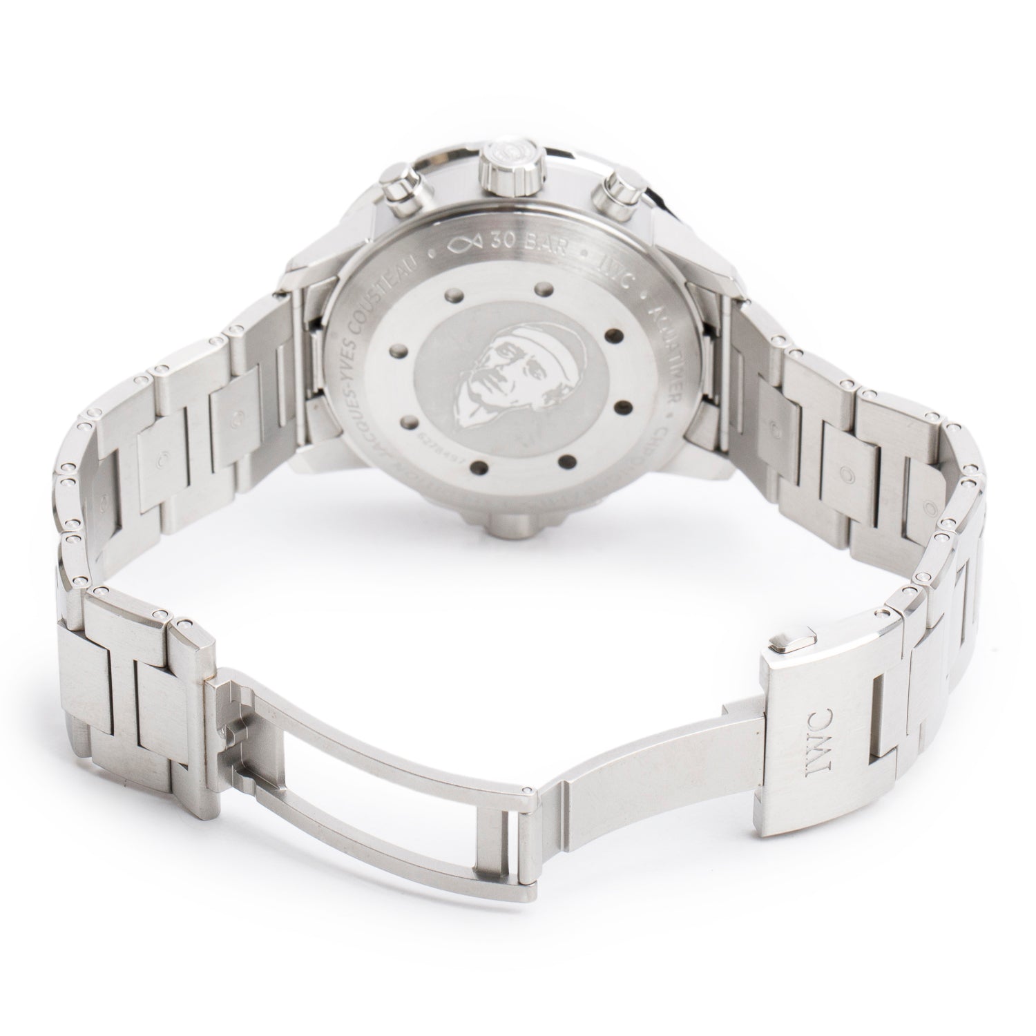 IWC Stainless Steel Aquatimer Chronograph Automatic 42 MM Watch Blue Dial IW376806