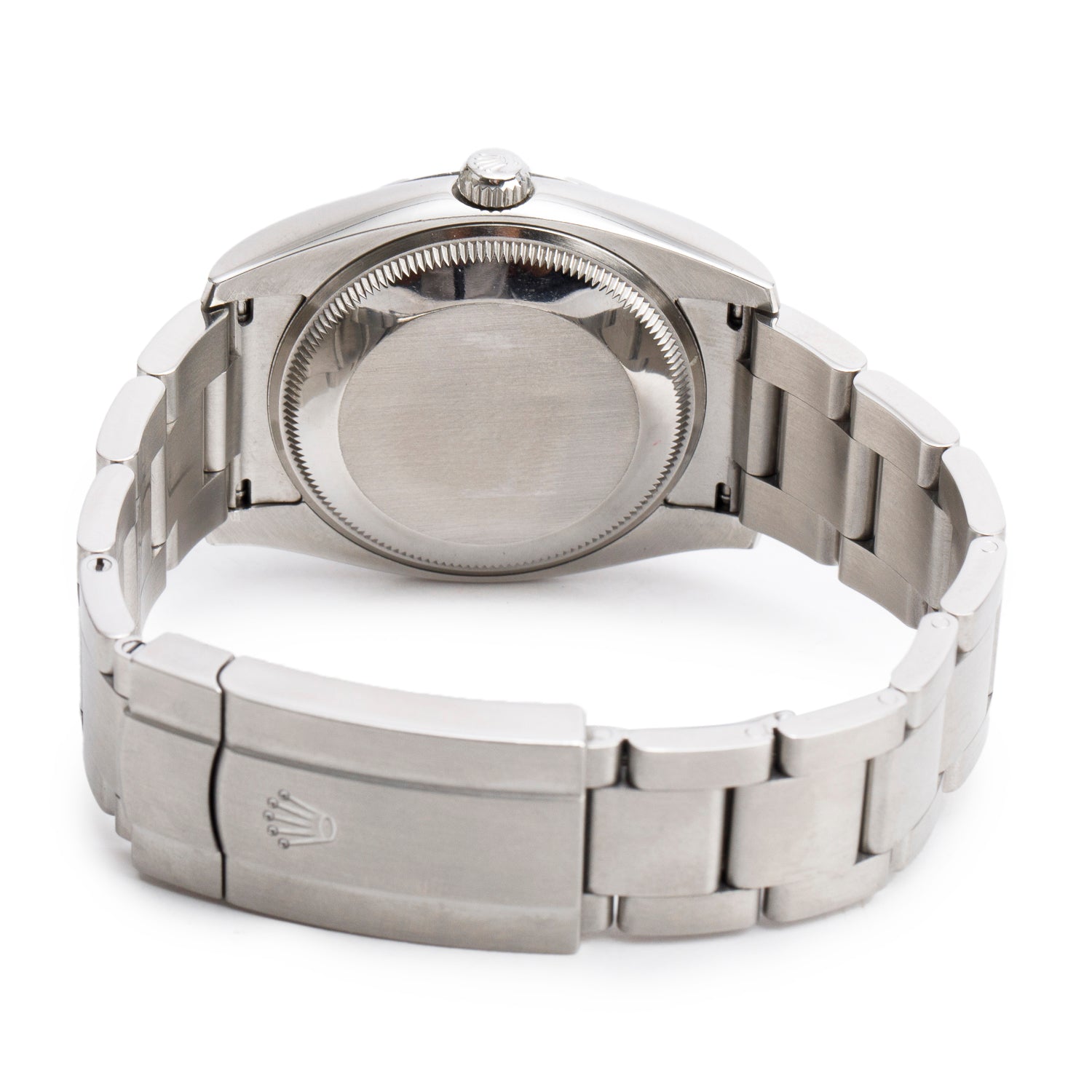 Rolex Stainless Steel Oyster Perpetual Air King 34 MM Automatic Watch Silver Dial 114200