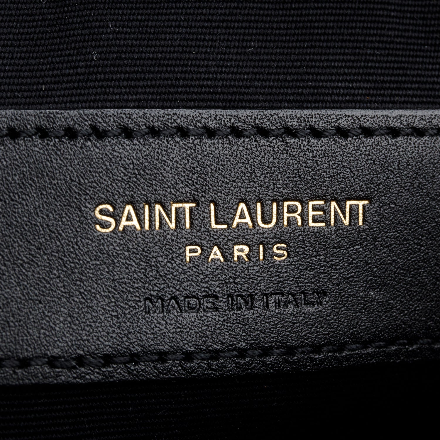 Saint Laurent 2023 Black Calfskin Monogram Belt Bag