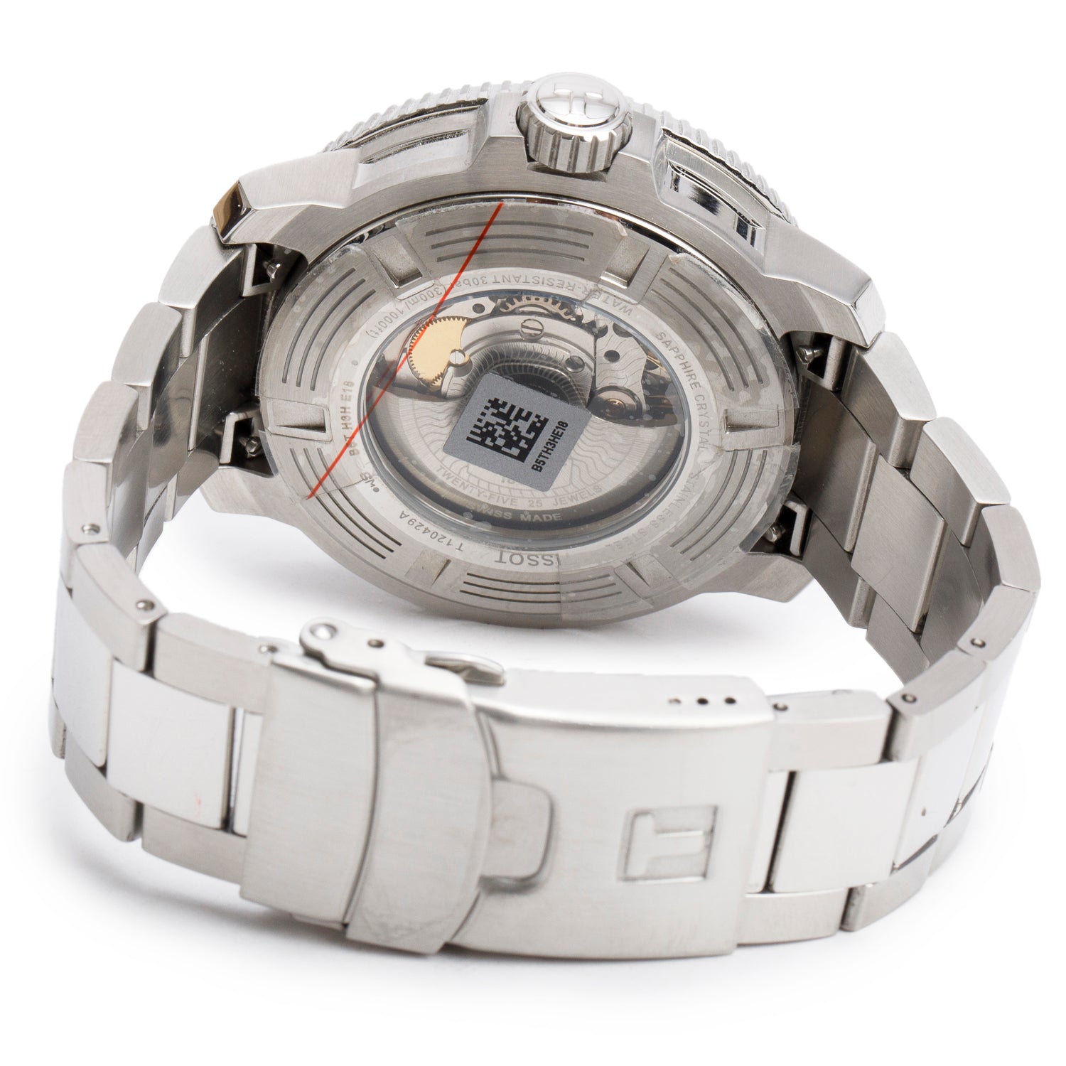 Tissot Stainless Steel Limited Edition Seastar 1000 Powermatic 80 GMT 46 MM Automatic Watch Black Black Dial w/ Box