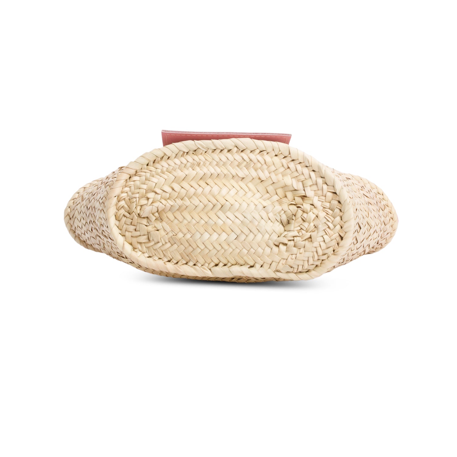 Jacquemus Beige Raffia Small Panier Soli