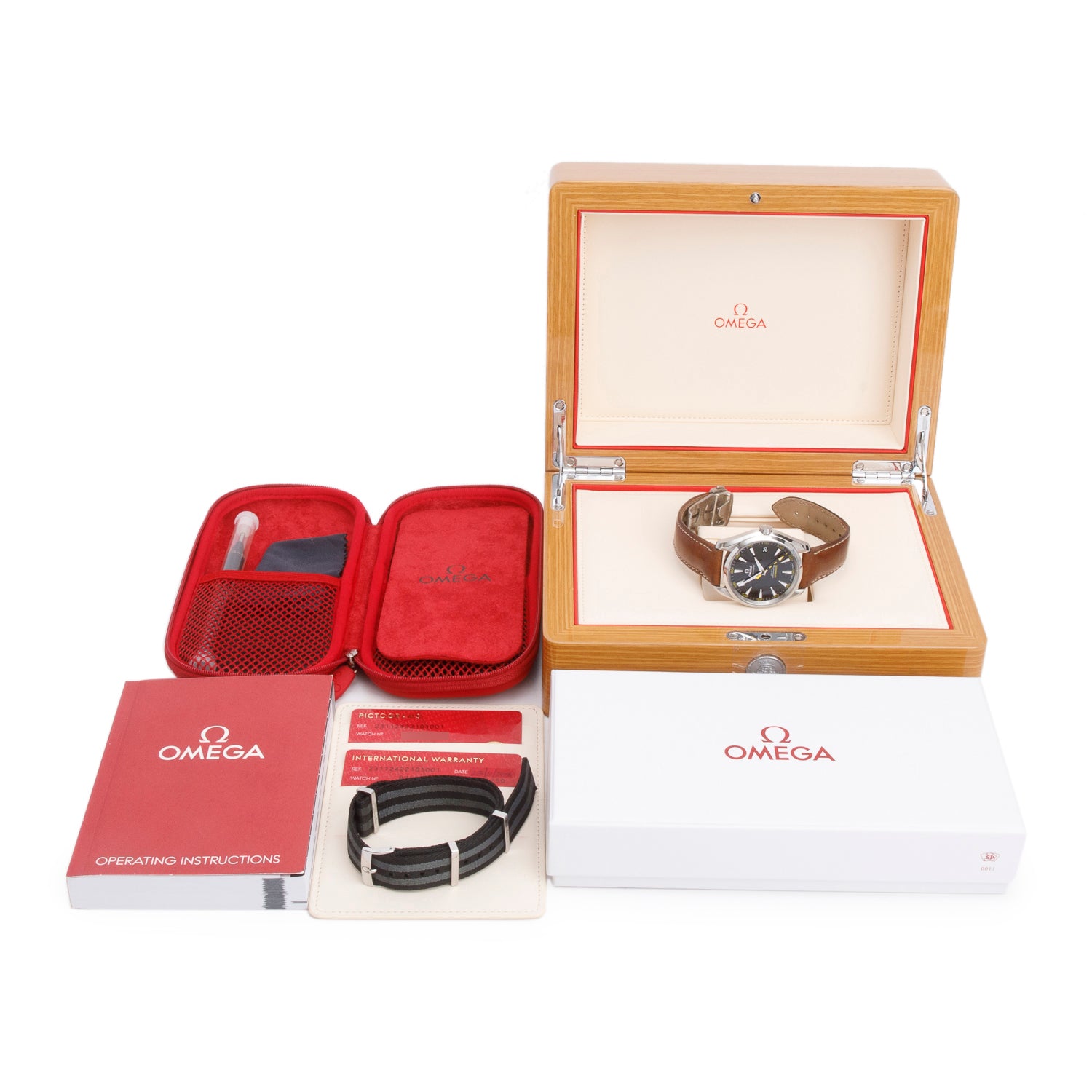 Omega Stainless Steel Seamaster Aqua Terra 150M 41.5 MM Automatic Watch Black Dial w/ Box & Papers