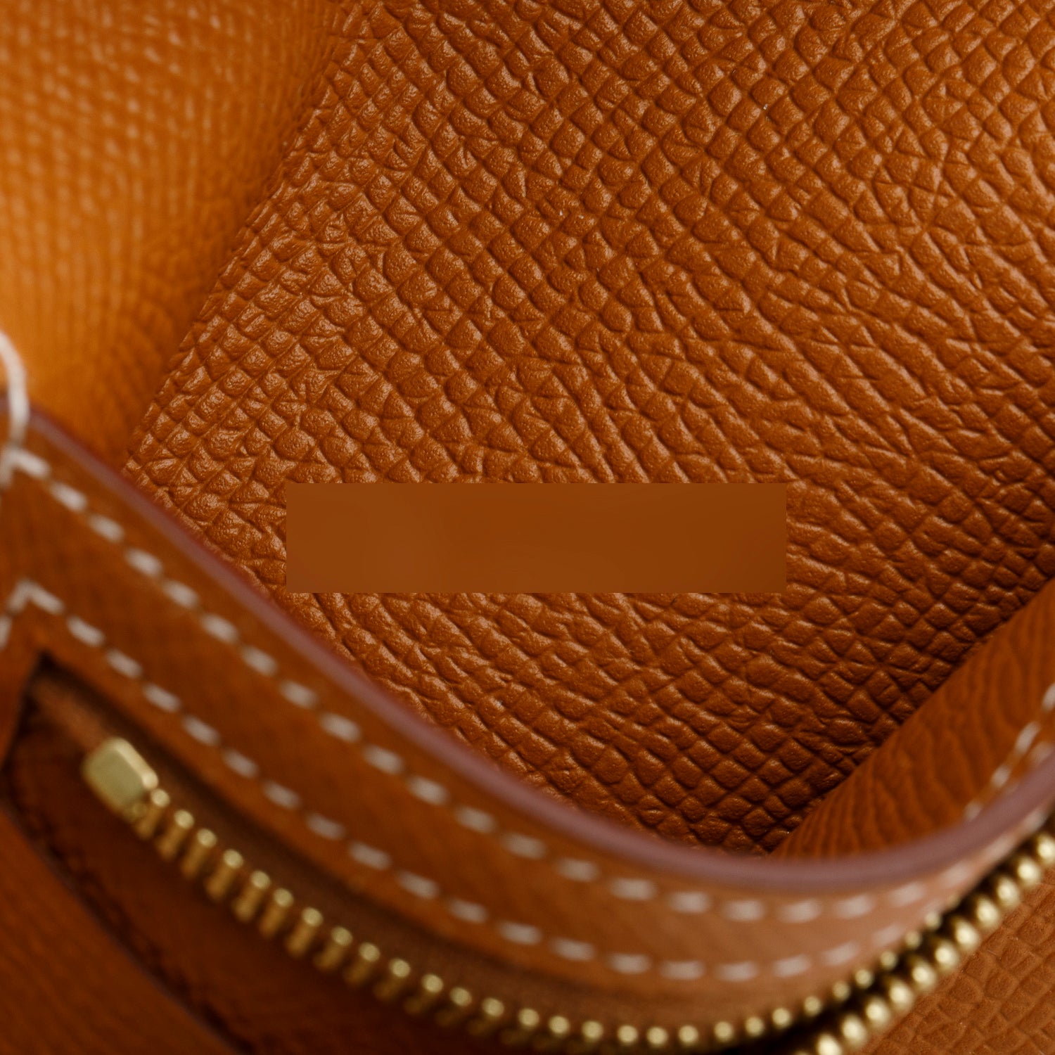 Hermes 2020 Gold Veau Epsom Bearn Compact Wallet w/ Box