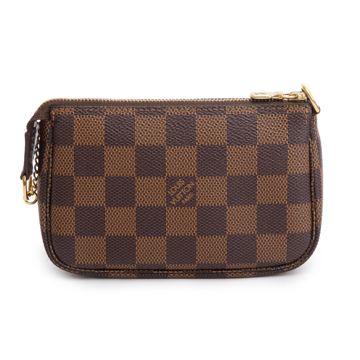 Louis Vuitton 2022 Damier Ebene Mini Pochette Accessories w/ Box