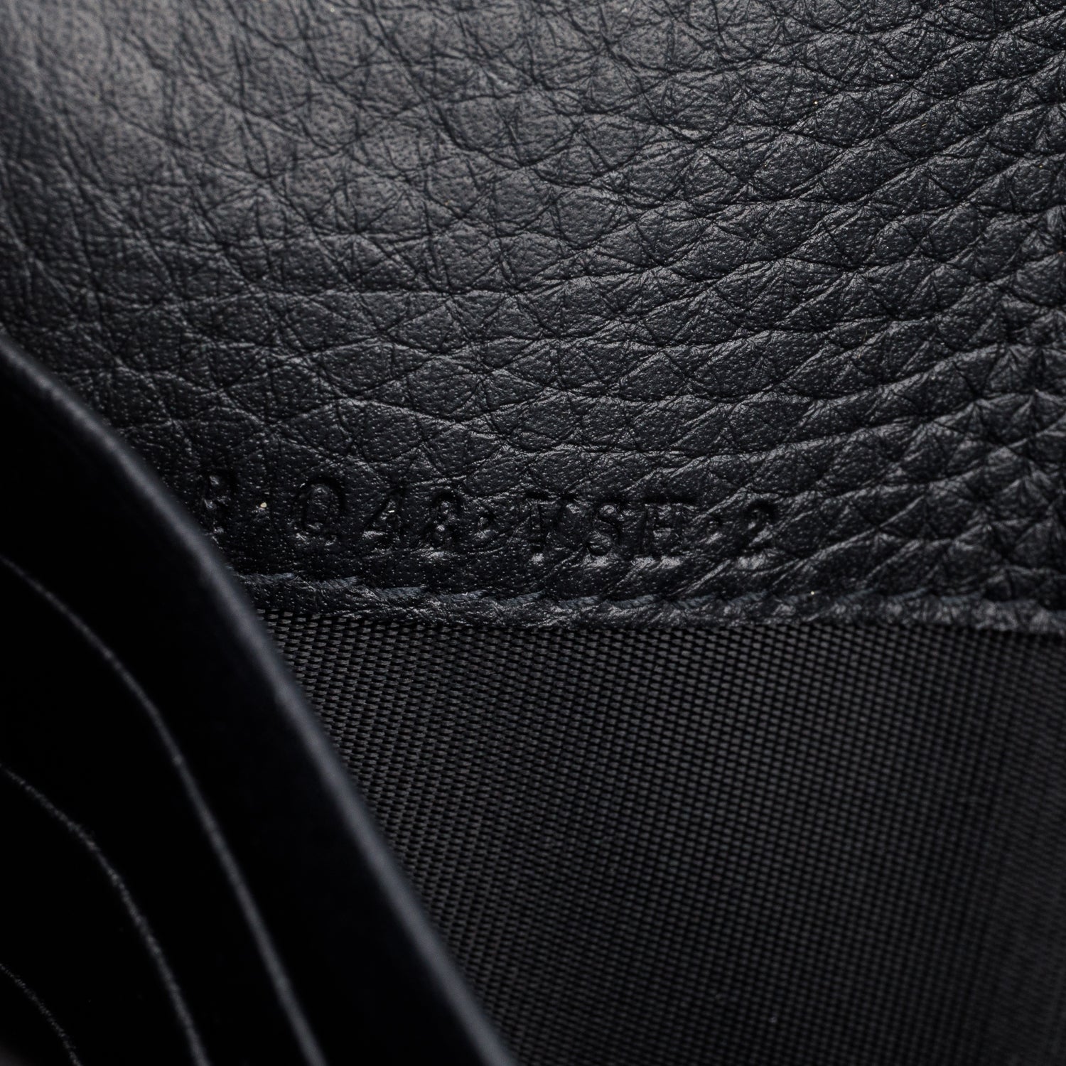 Valentino Black Pebbled Leather Calfskin Rockstud Envelope Wallet on Chain