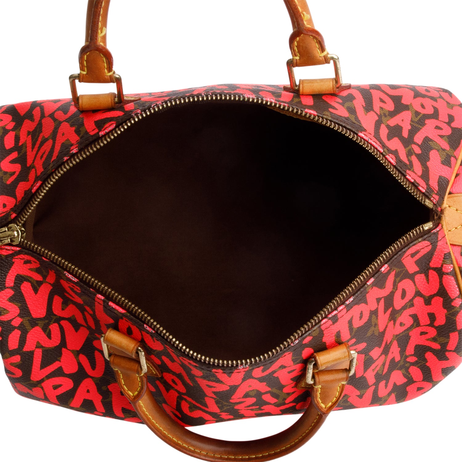 Louis Vuitton Pink Monogram Graffiti Speedy 30 w/ Box