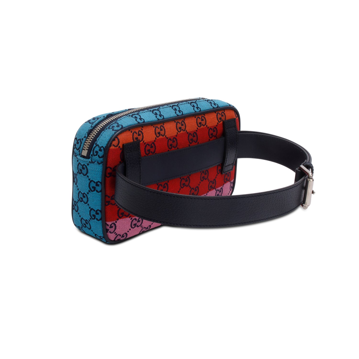 Gucci Rainbow Monogram Multicolor Retro Interlocking G Belt Bag