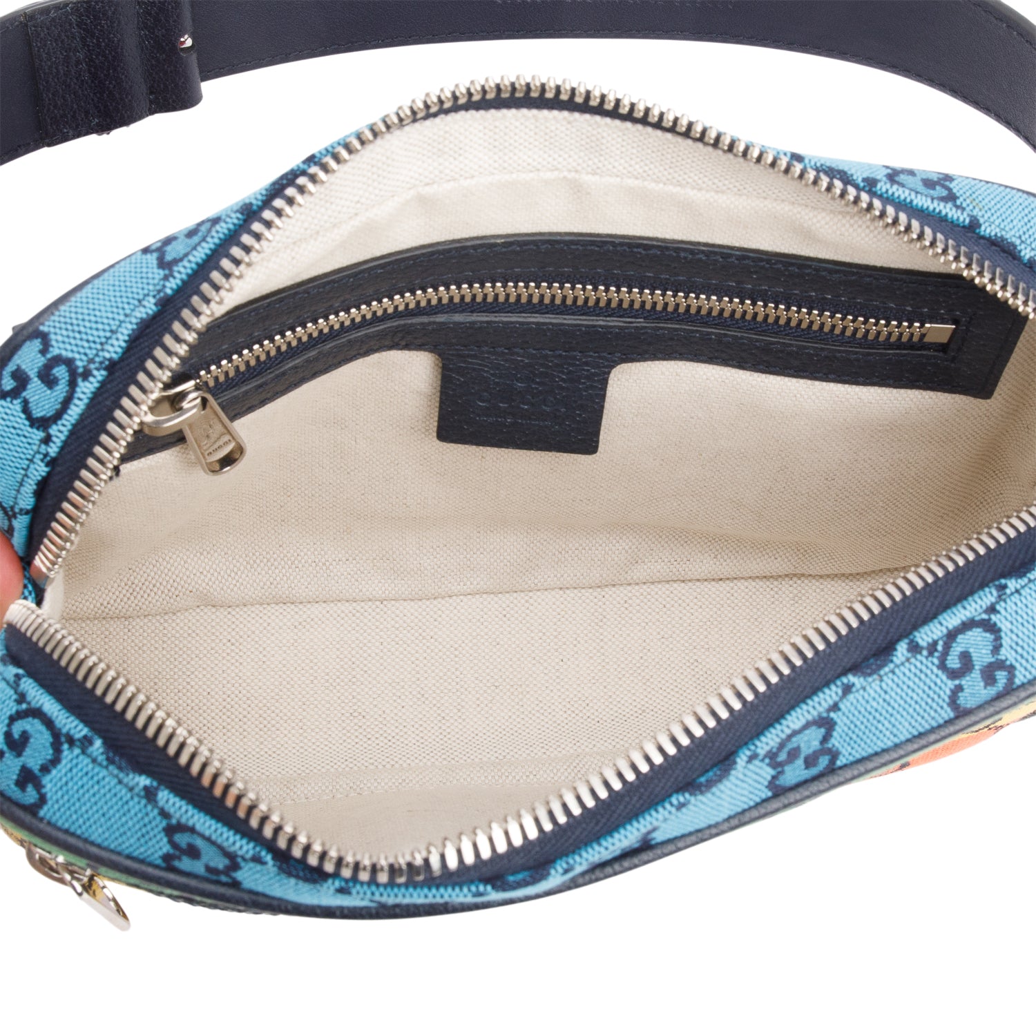 Gucci Rainbow Monogram Multicolor Retro Interlocking G Belt Bag