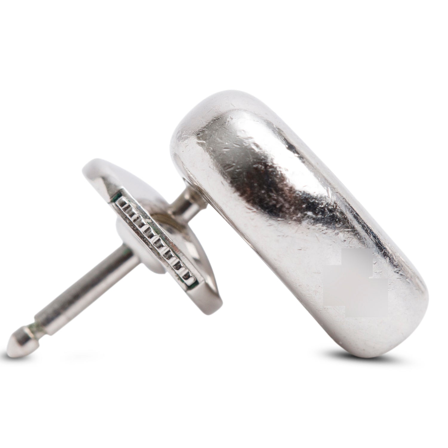 Chopard 18k White Gold Happy Diamonds Heart Stud Earrings