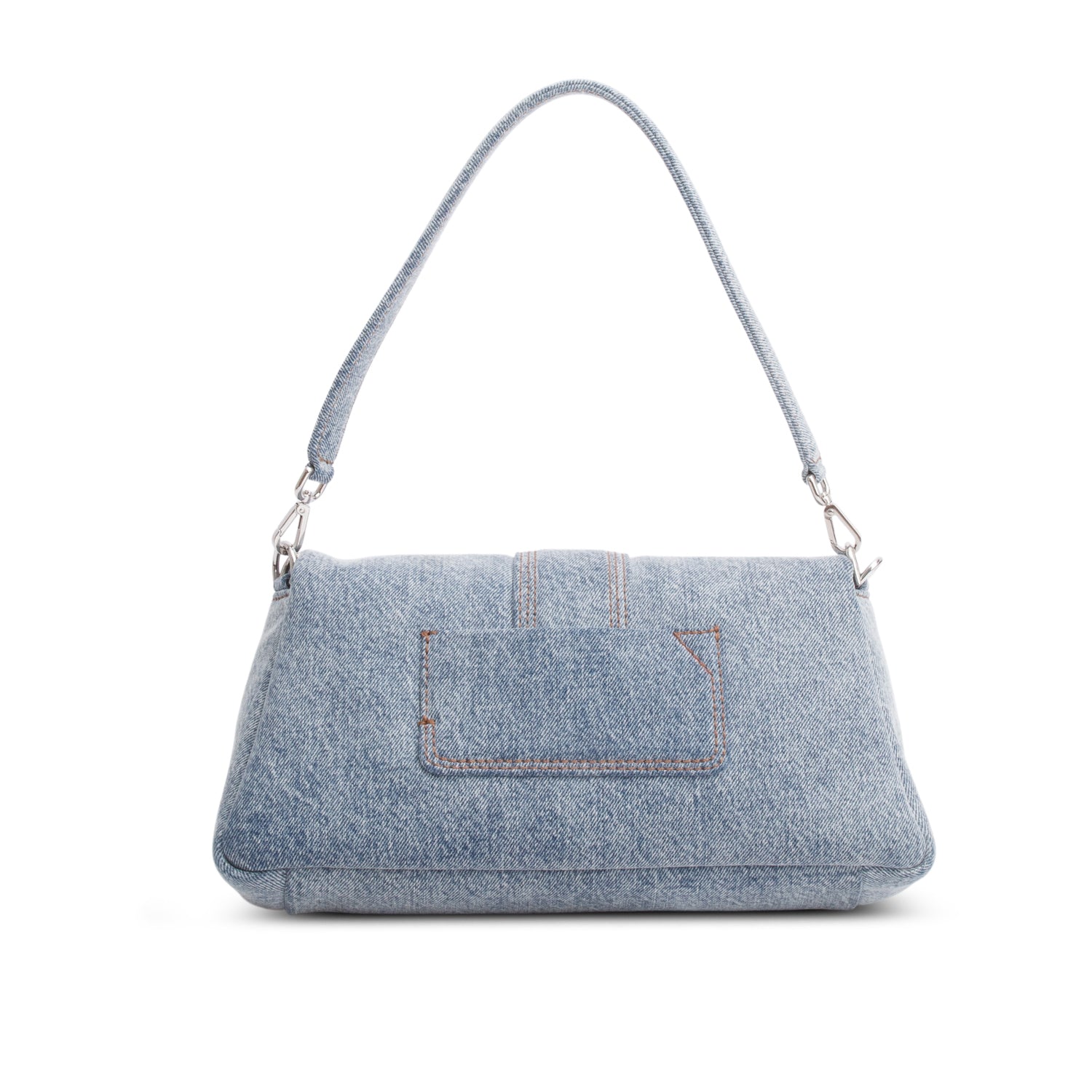 Jacquemus Blue Denim Le Bambimou Bag w/ Straps