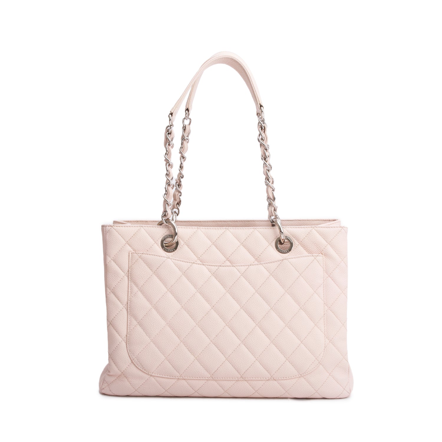 Chanel Pink Caviar Leather Grand Shopping Tote (GST)