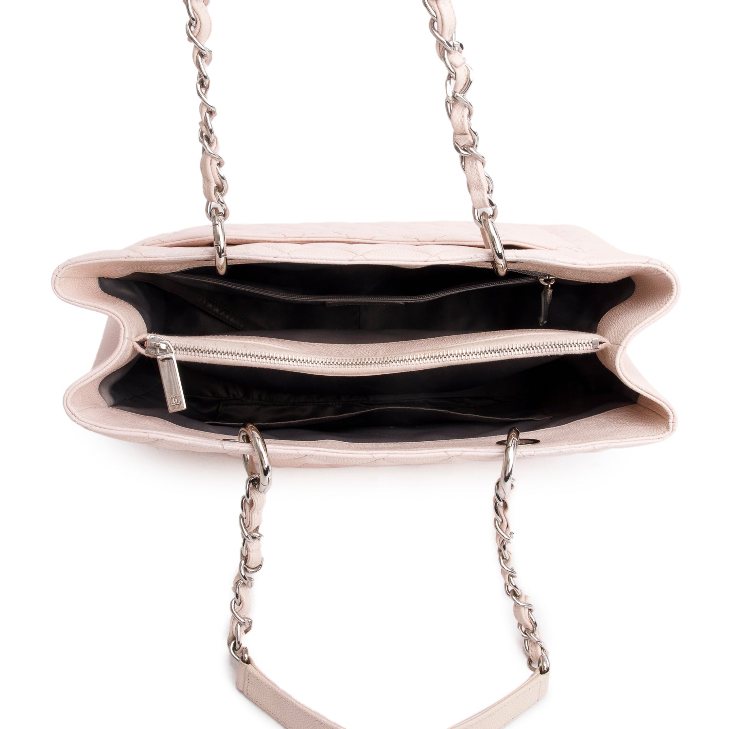 Chanel Pink Caviar Leather Grand Shopping Tote (GST)