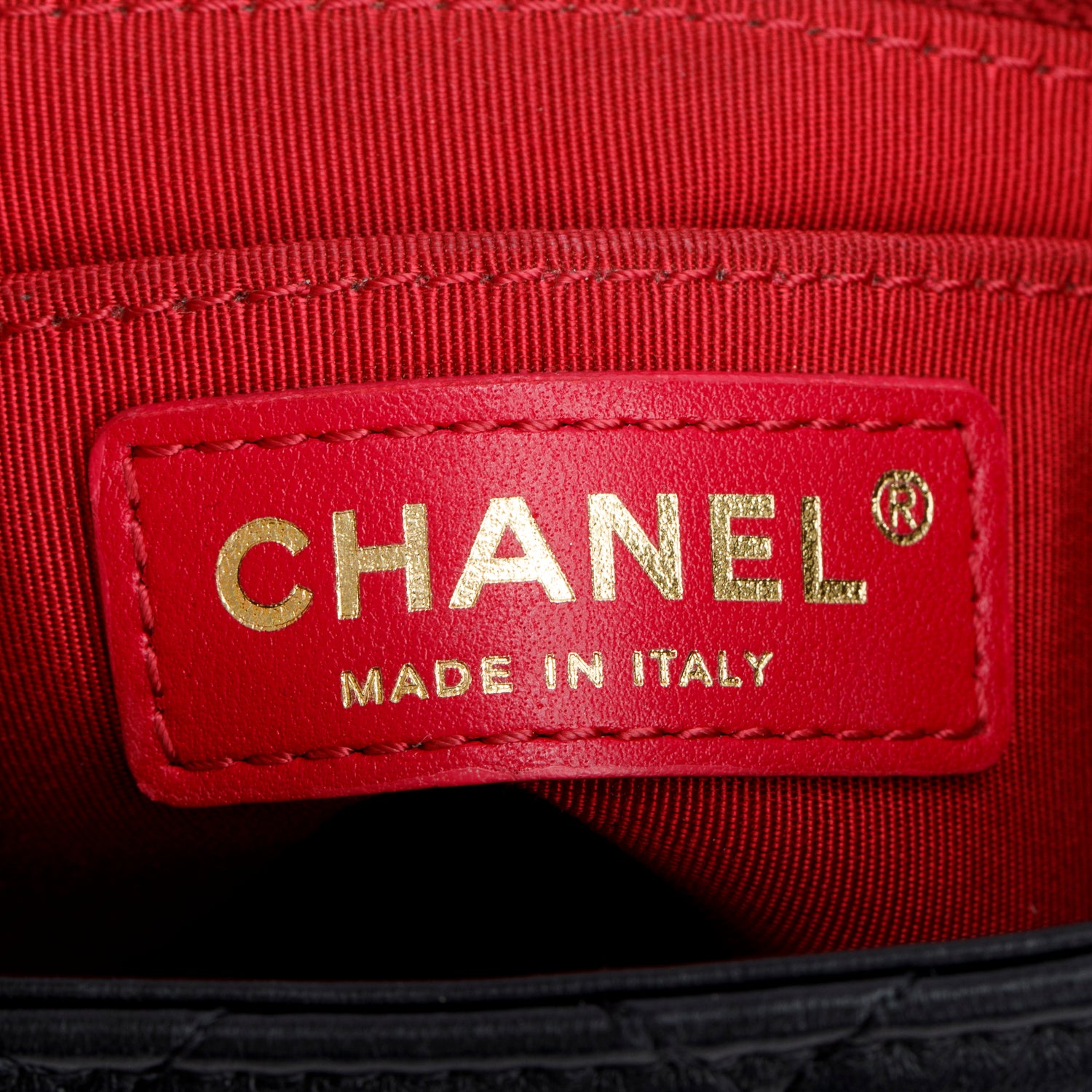 Chanel 2020 Black Lambskin Romance Mini Square Flap Bag w/ Box & Receipt