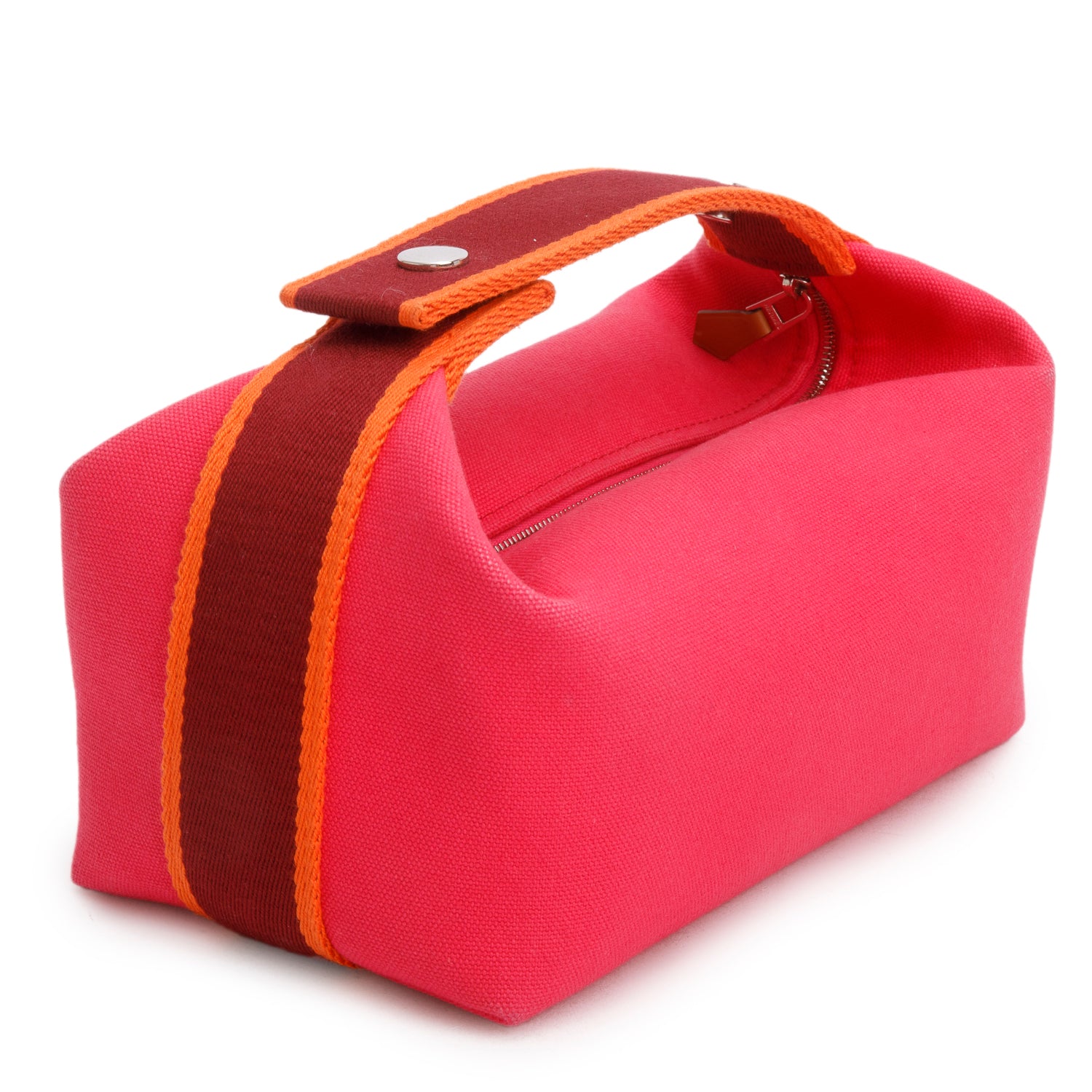 Hermes 2025 Hibiscus Canvas Small Bride-A-Brac Case w/ Receipt