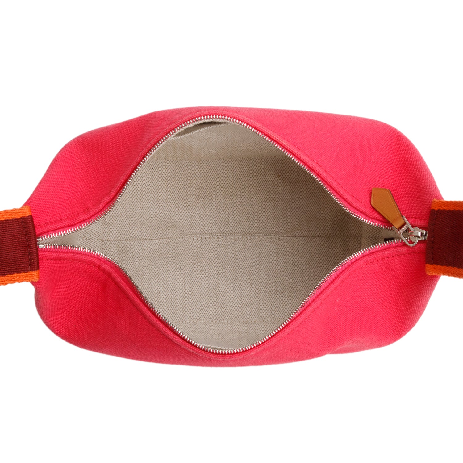 Hermes 2025 Hibiscus Canvas Small Bride-A-Brac Case w/ Receipt