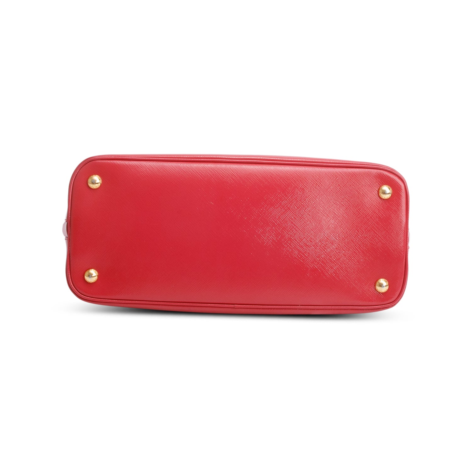 Prada Pink Medium Saffiano Vernice Promenade Tote w/ Strap & Authenticity Card