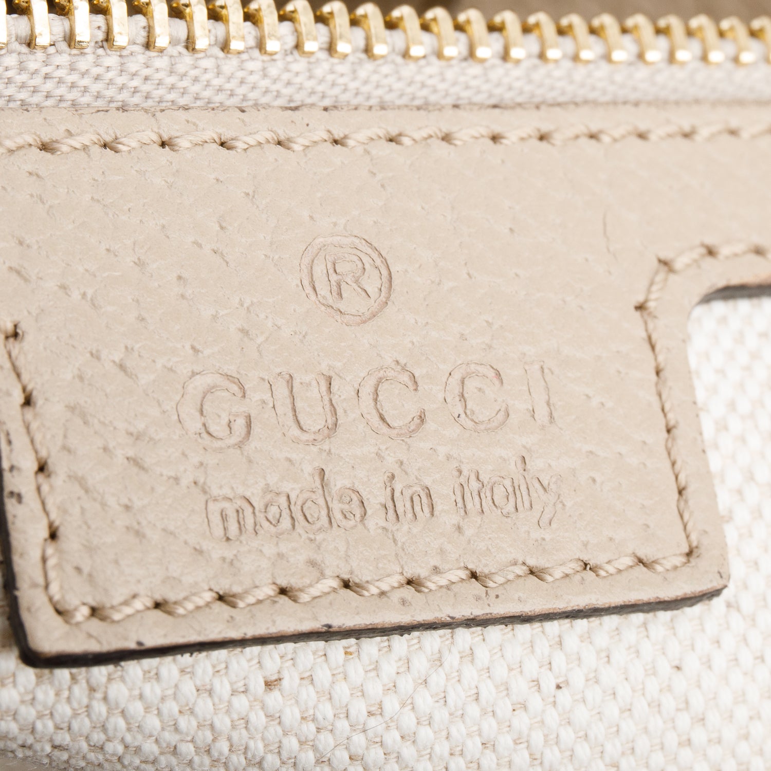 Gucci White GG Supreme Web Ophidia GG Medium Tote