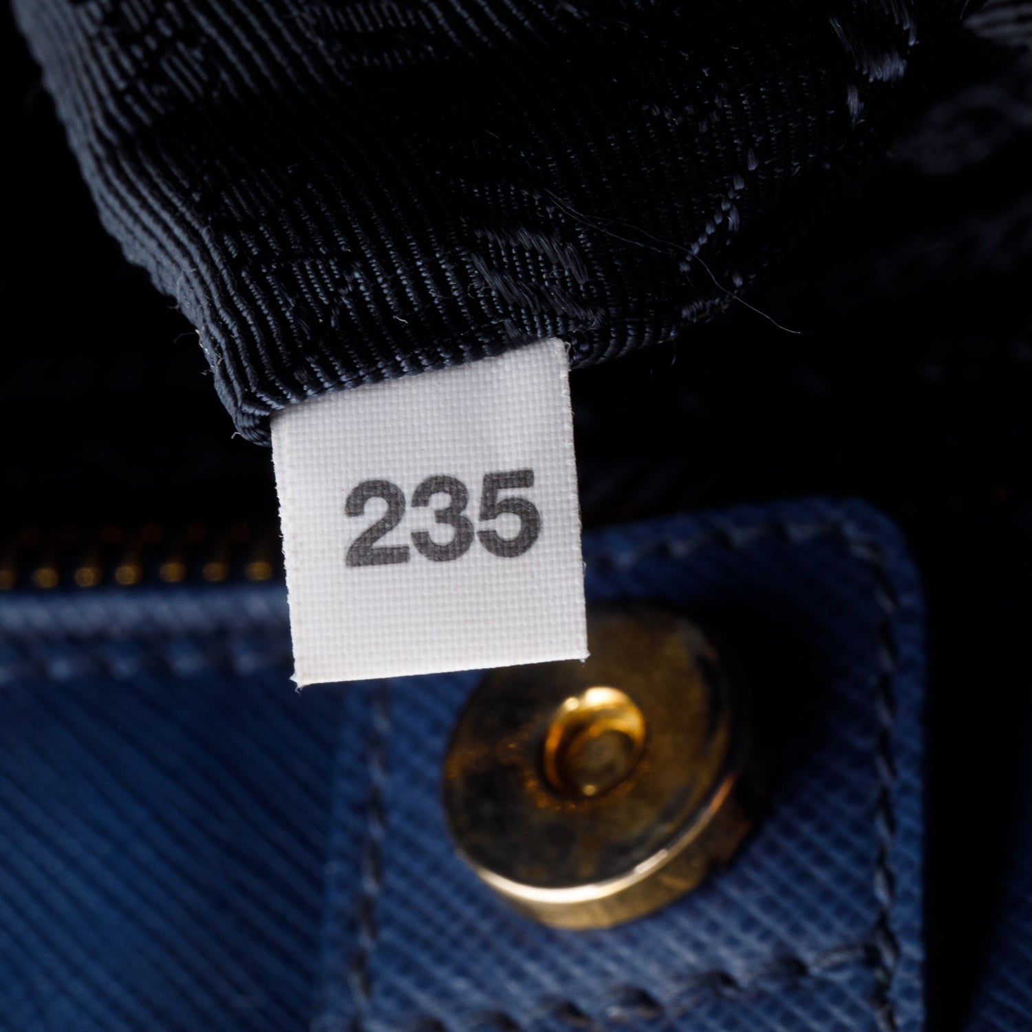 Prada Blue Saffiano Lux Medium Galleria Tote w/ Strap