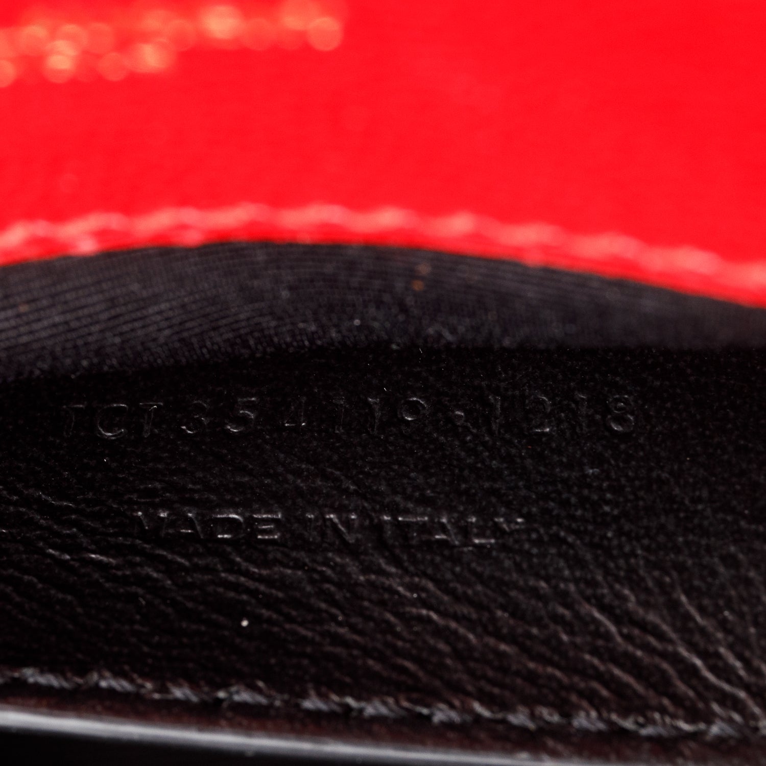 Saint Laurent Red Grain De Poudre Leather Medium Classic Monogram Kate Tassel Chain Bag