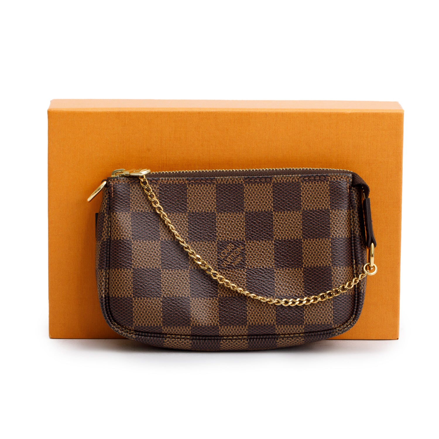 Louis Vuitton 2020 Damier Ebene Mini Pochette Accessoires w/ Box