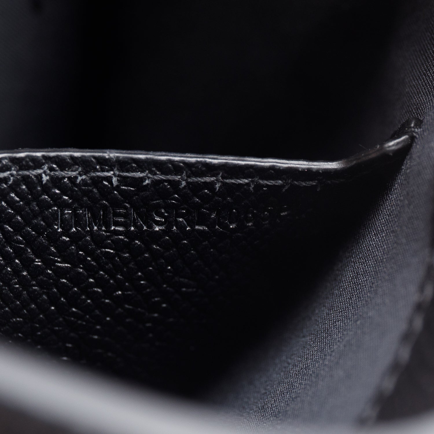 Burberry Black Grainy Leather Vertical Mini Denny Tote w/ Strap