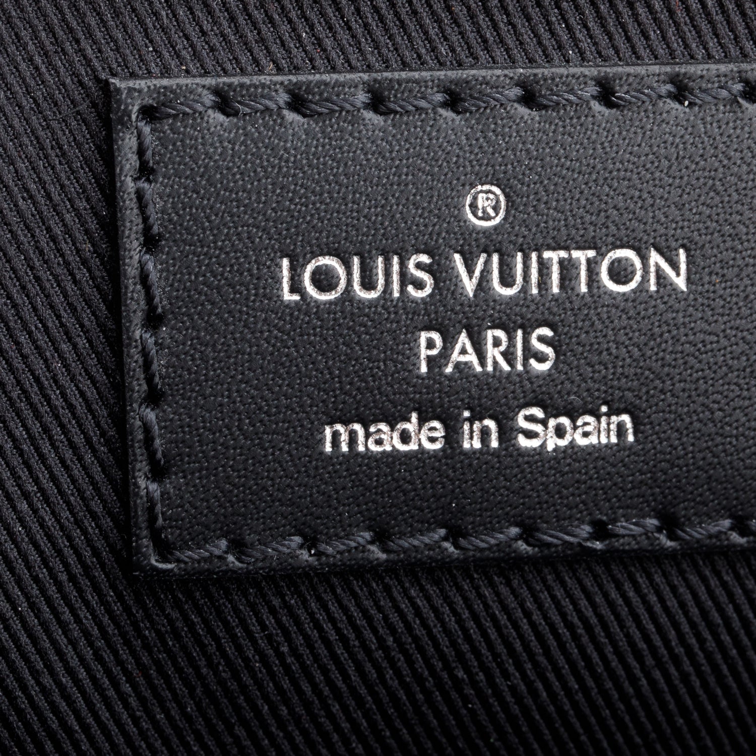 Louis Vuitton Monogram Eclipse District PM Bag w/ Box