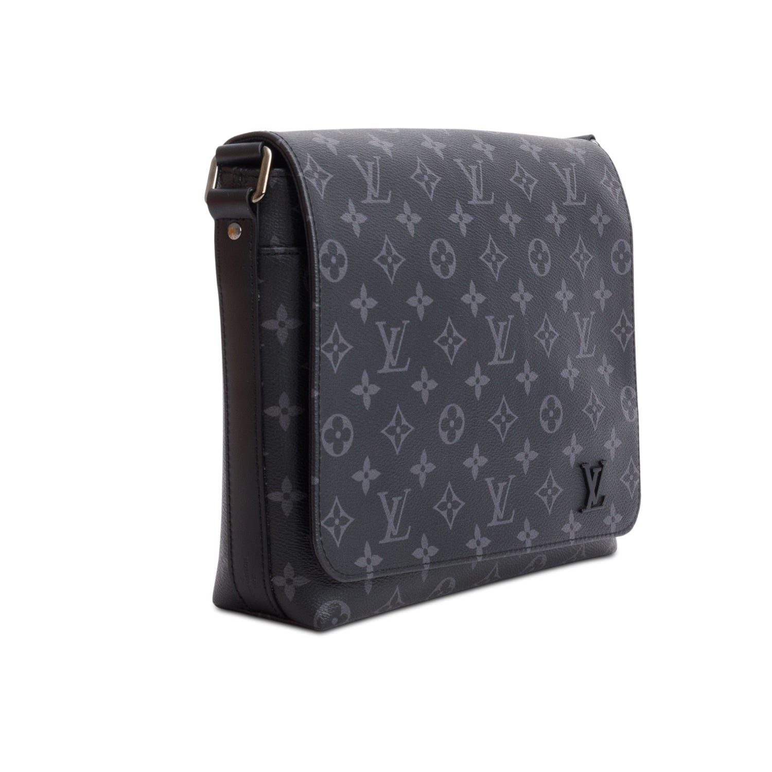 Louis Vuitton Monogram Eclipse District PM Bag w/ Box