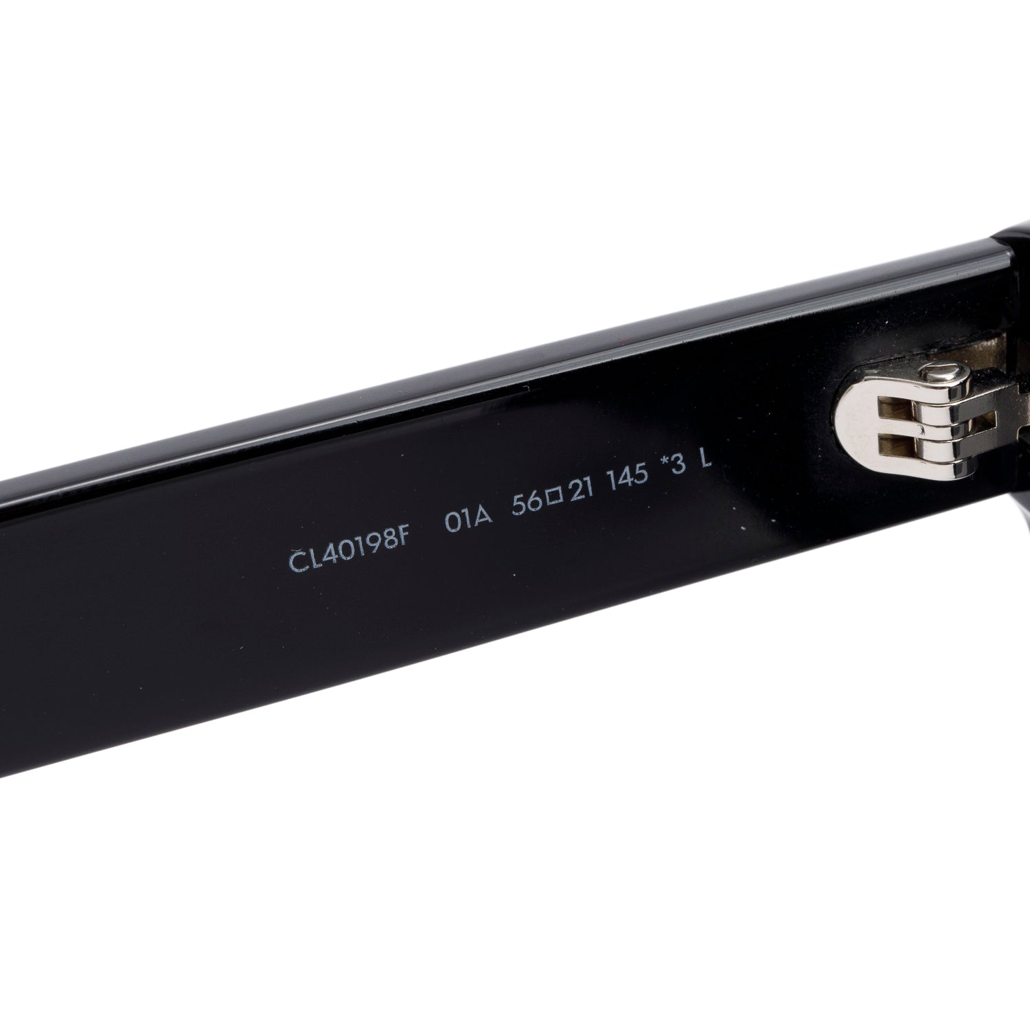 Celine CL40198F Black Square Sunglasses w/ Box & Case