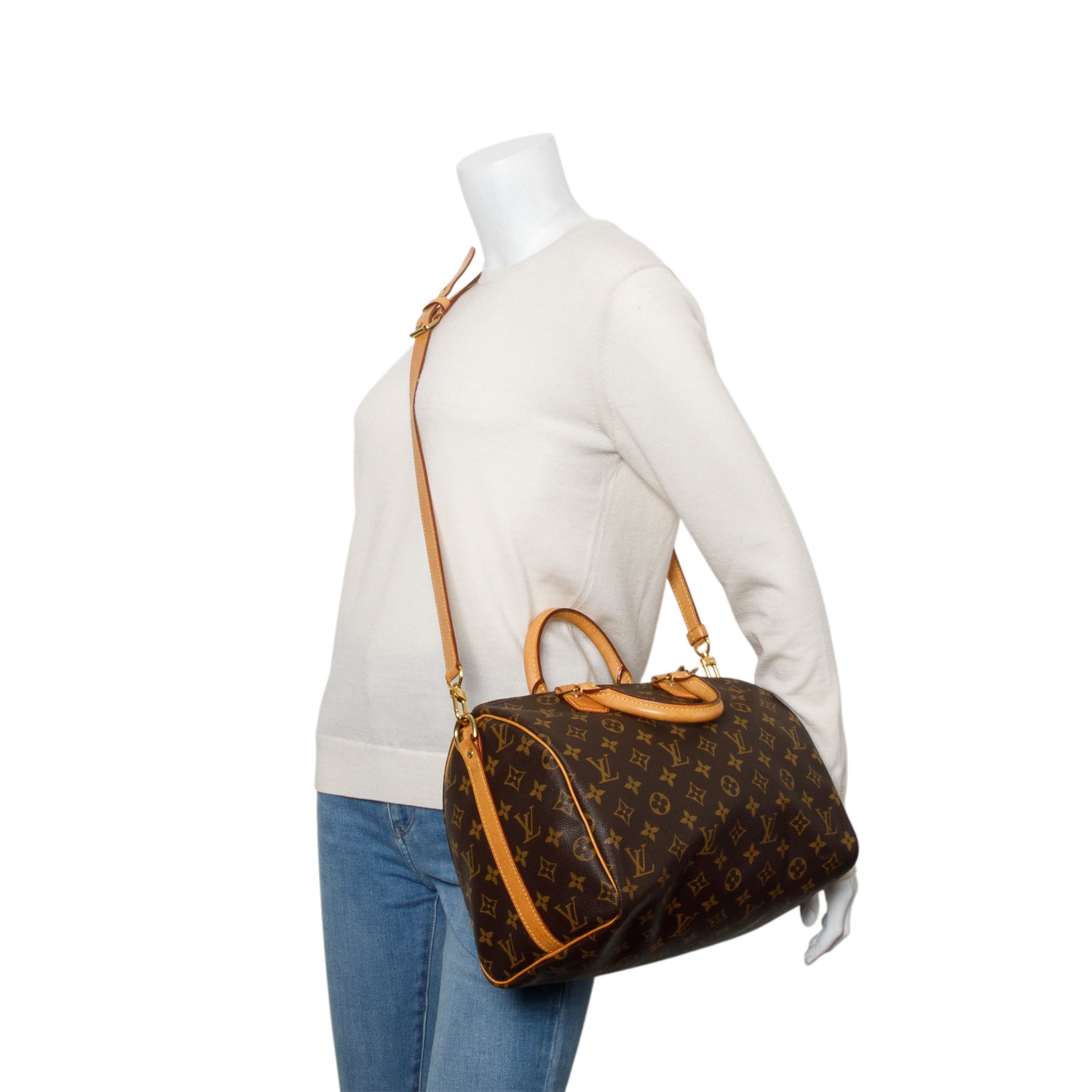 Louis Vuitton Monogram Speedy Bandouliere 30 w/ Strap