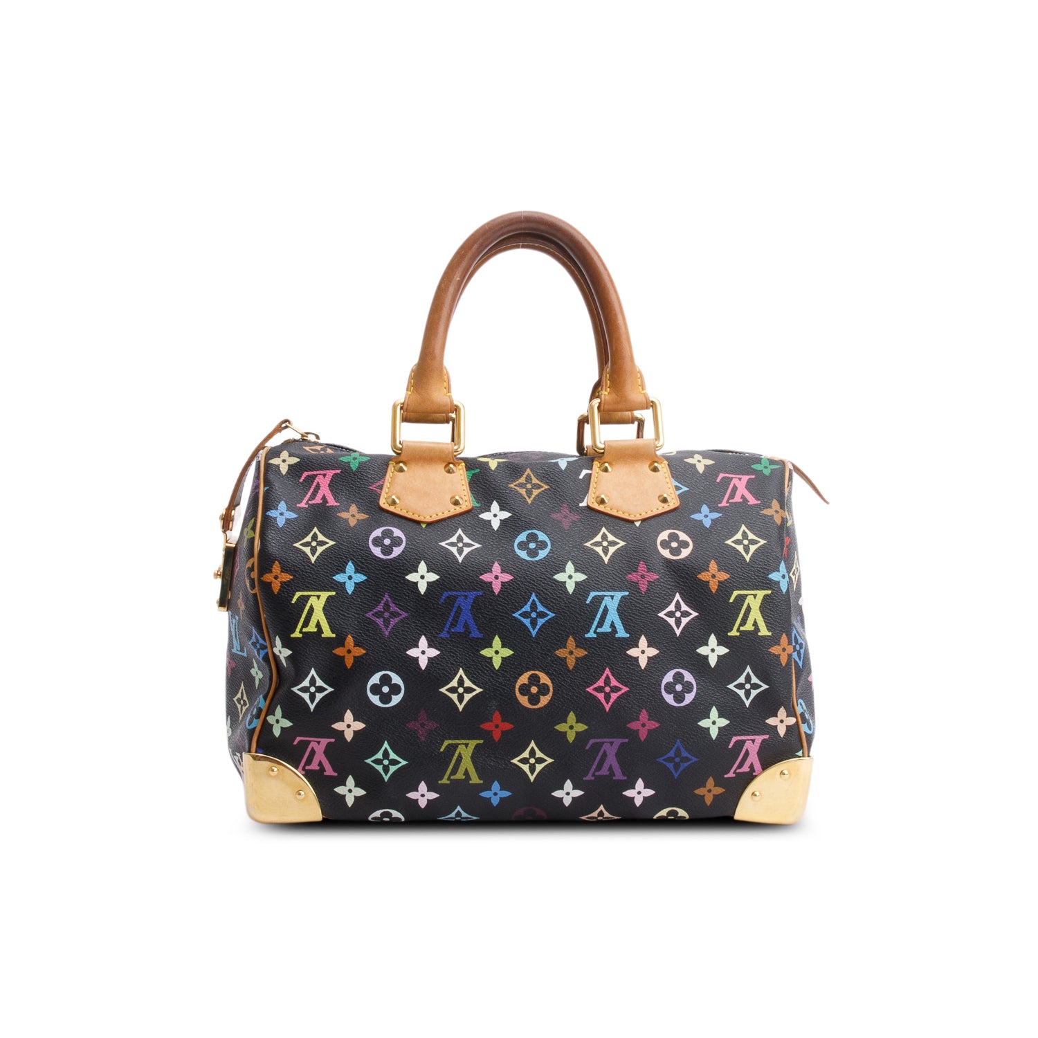 Louis Vuitton Black Monogram Multicolore Speedy 30