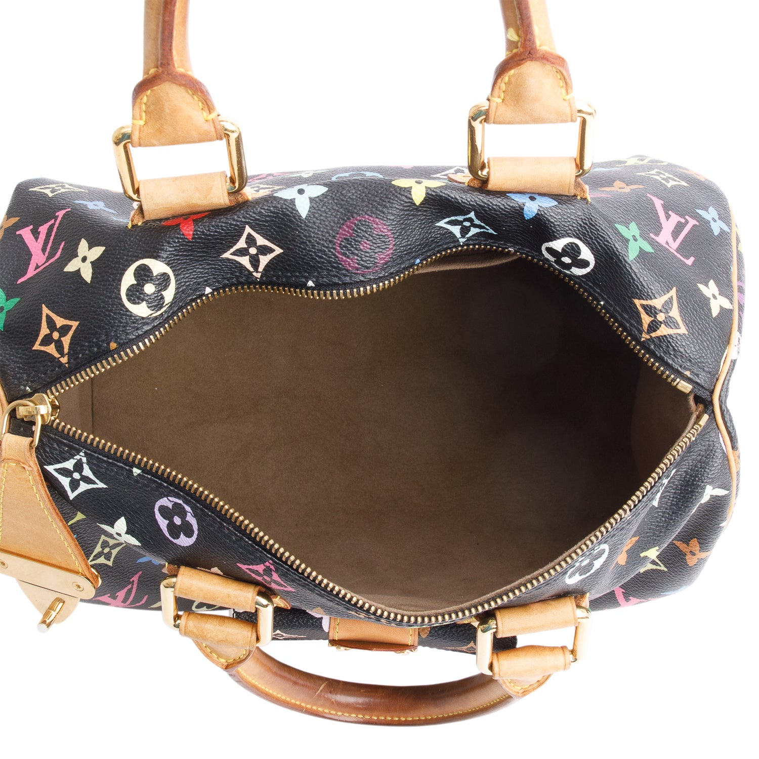 Louis Vuitton Black Monogram Multicolore Speedy 30