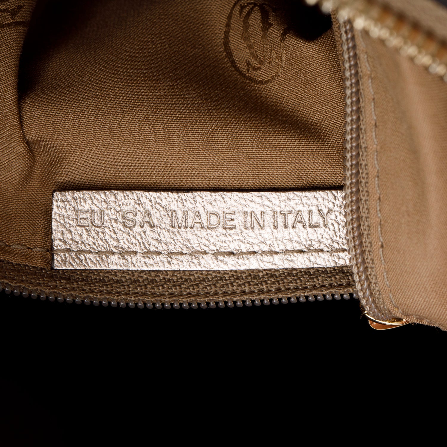 Cartier Gold Leather Medium Marcello de Cartier w/ Box, Strap & Authenticity Card