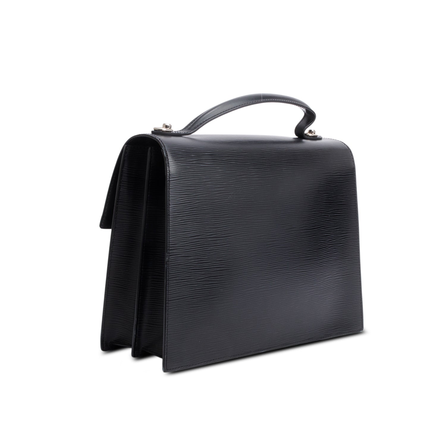 Louis Vuitton Black Epi Leather Cluny GM w/ Strap