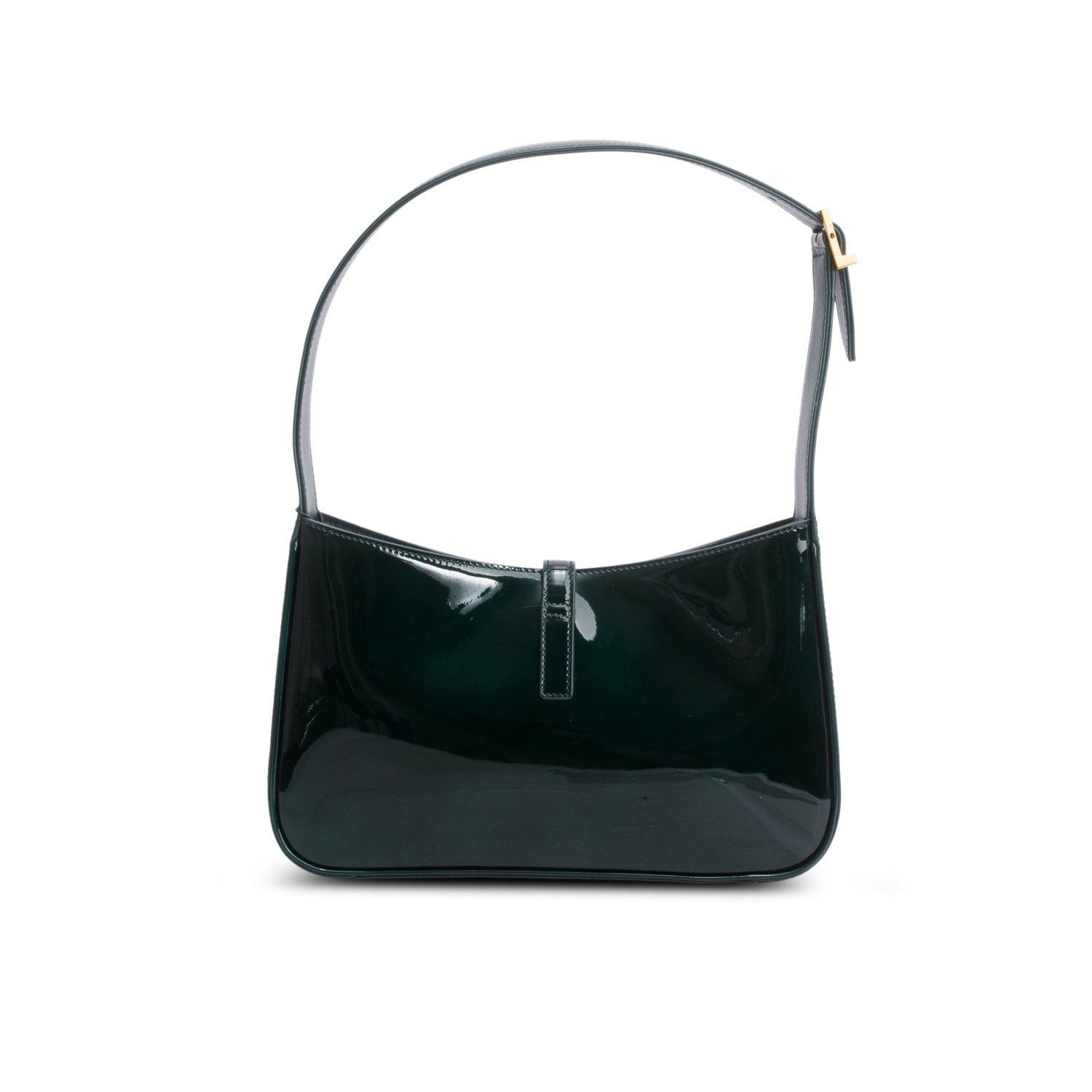 Saint Laurent 2024 Green Patent Leather Le 5 a 7 Hobo