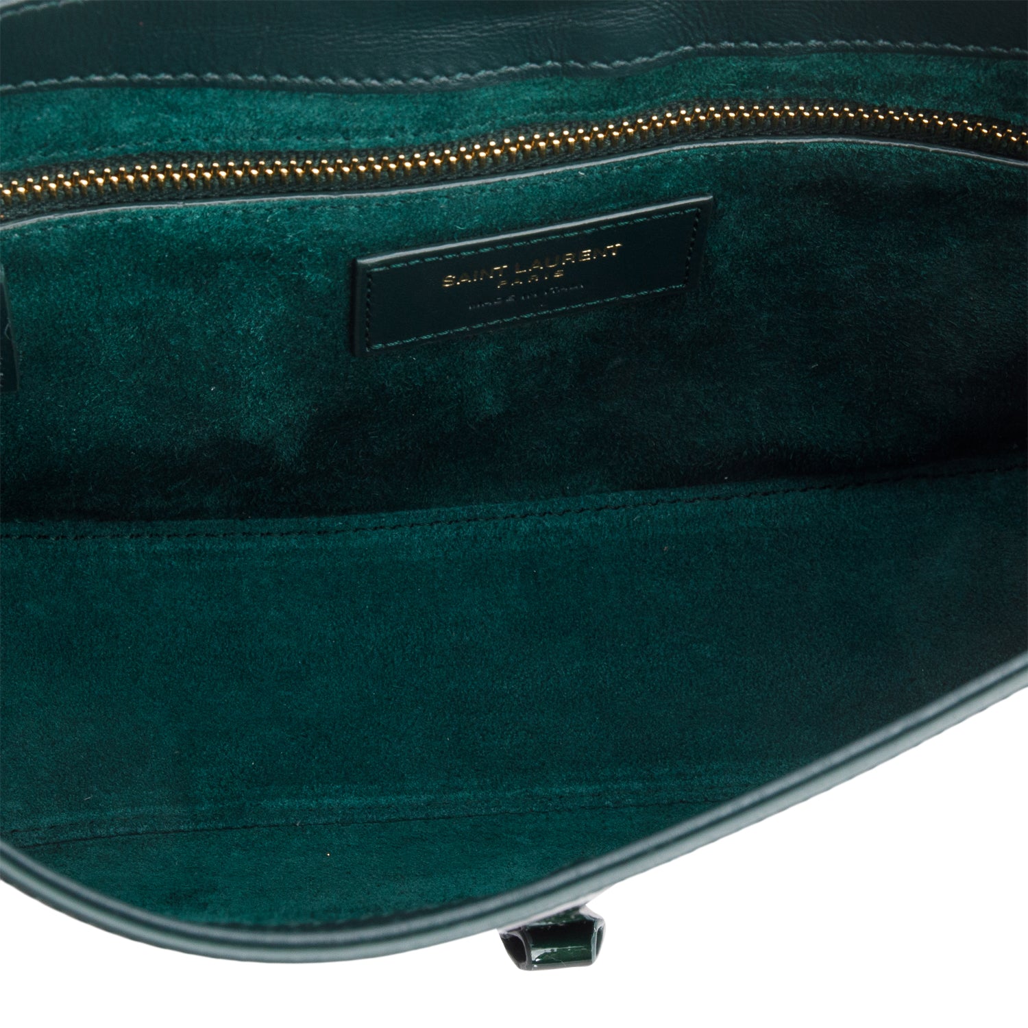 Saint Laurent 2024 Green Patent Leather Le 5 a 7 Hobo