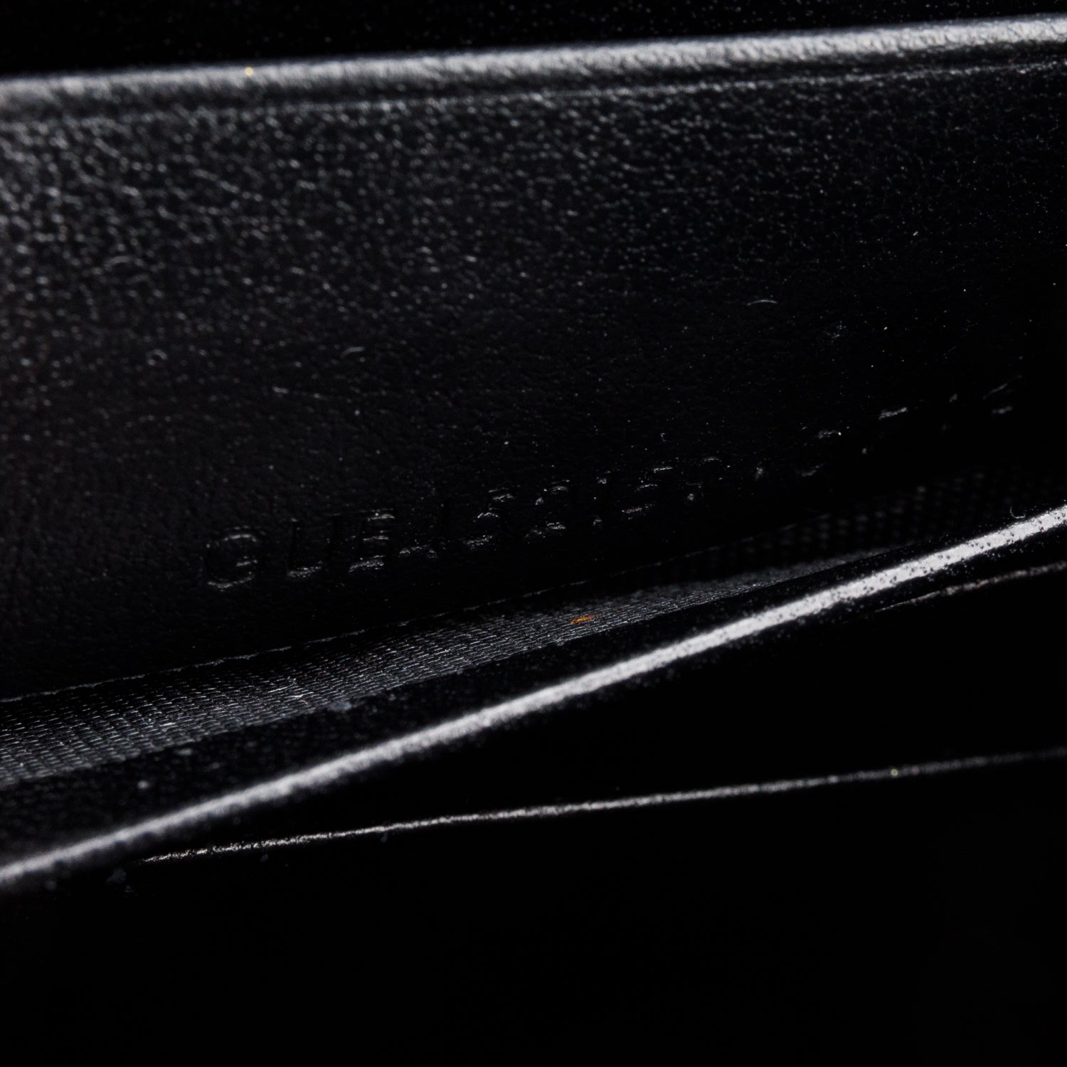 Saint Laurent Black Suede Kate Tassel Wallet on Chain