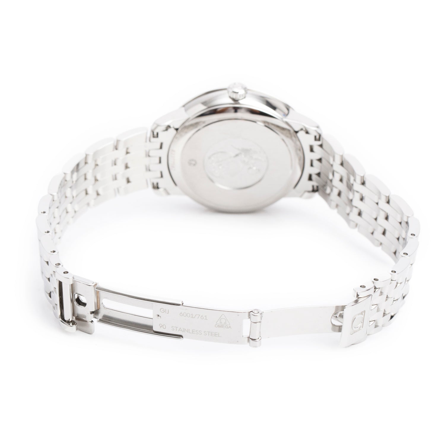 Omega 2025 Stainless Steel De Ville Prestige 32.7 MM Automatic Watch Mother of Pearl Diamond Dial w/ Box & Papers