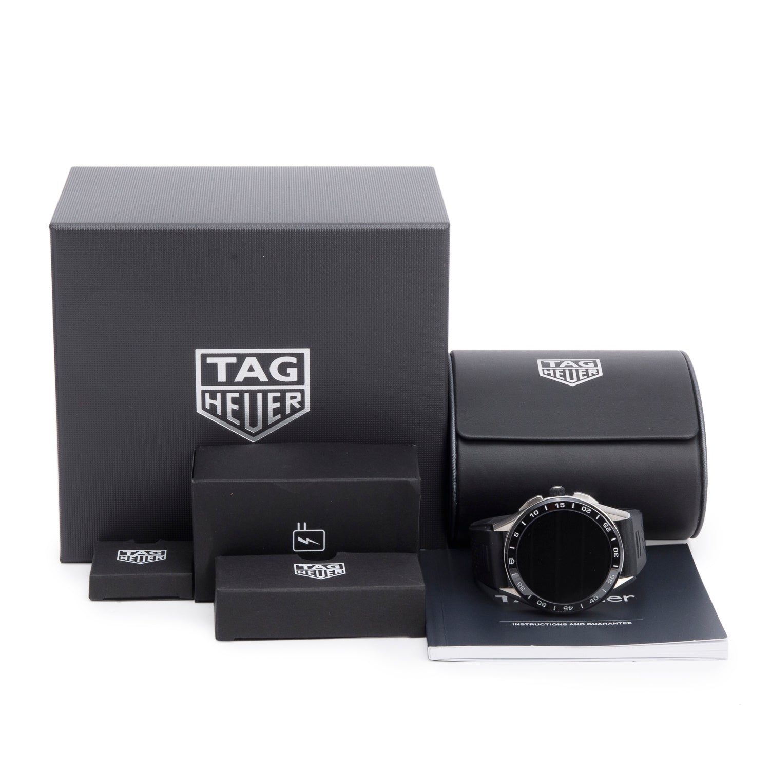 Tag Heuer 2022 Stainless Steel Connected 45 MM Digital Smart Watch w/ Box, Papers & Charger