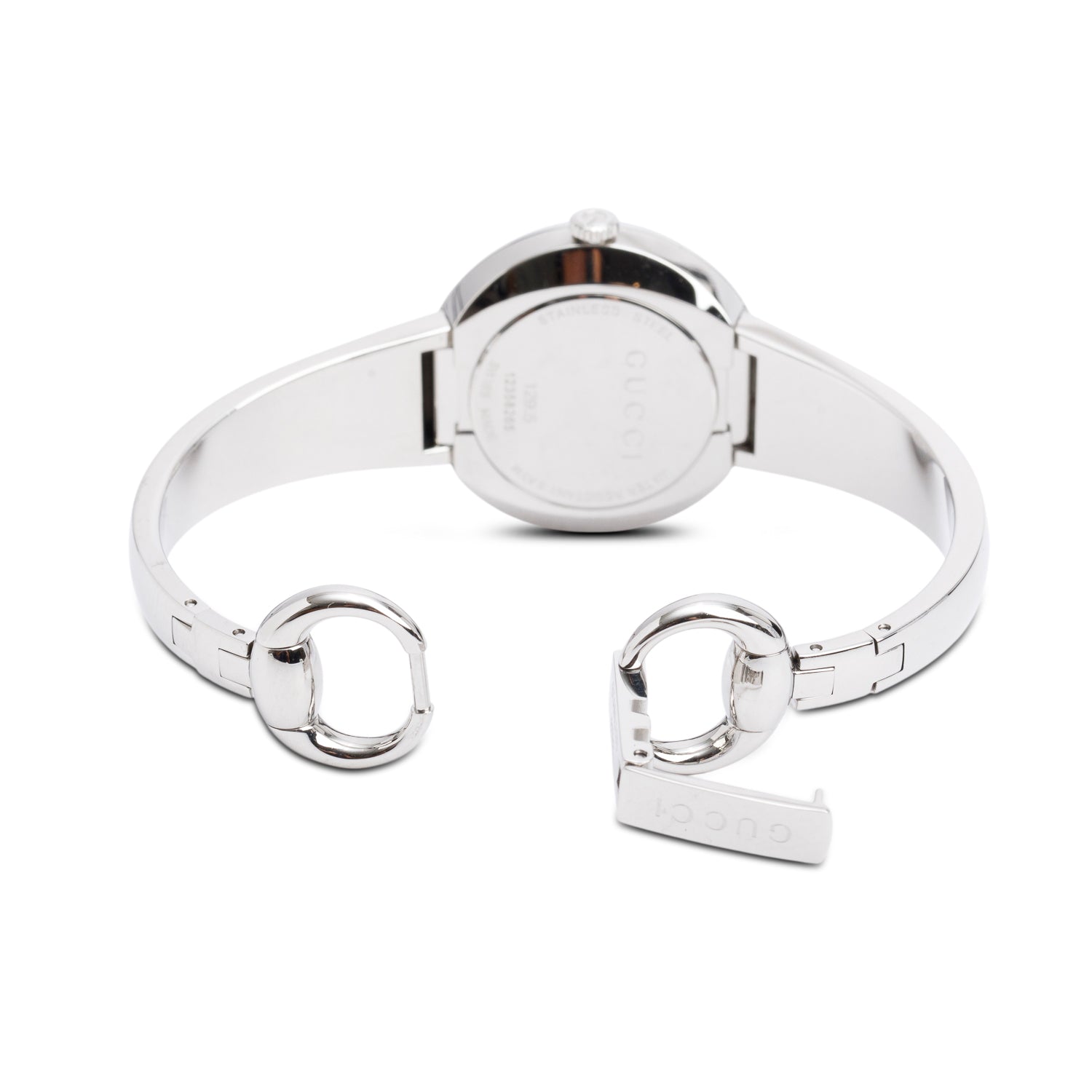 Gucci Stainless Steel 27 MM U-Play Watch w/ Box, Extra Strap & Bezel