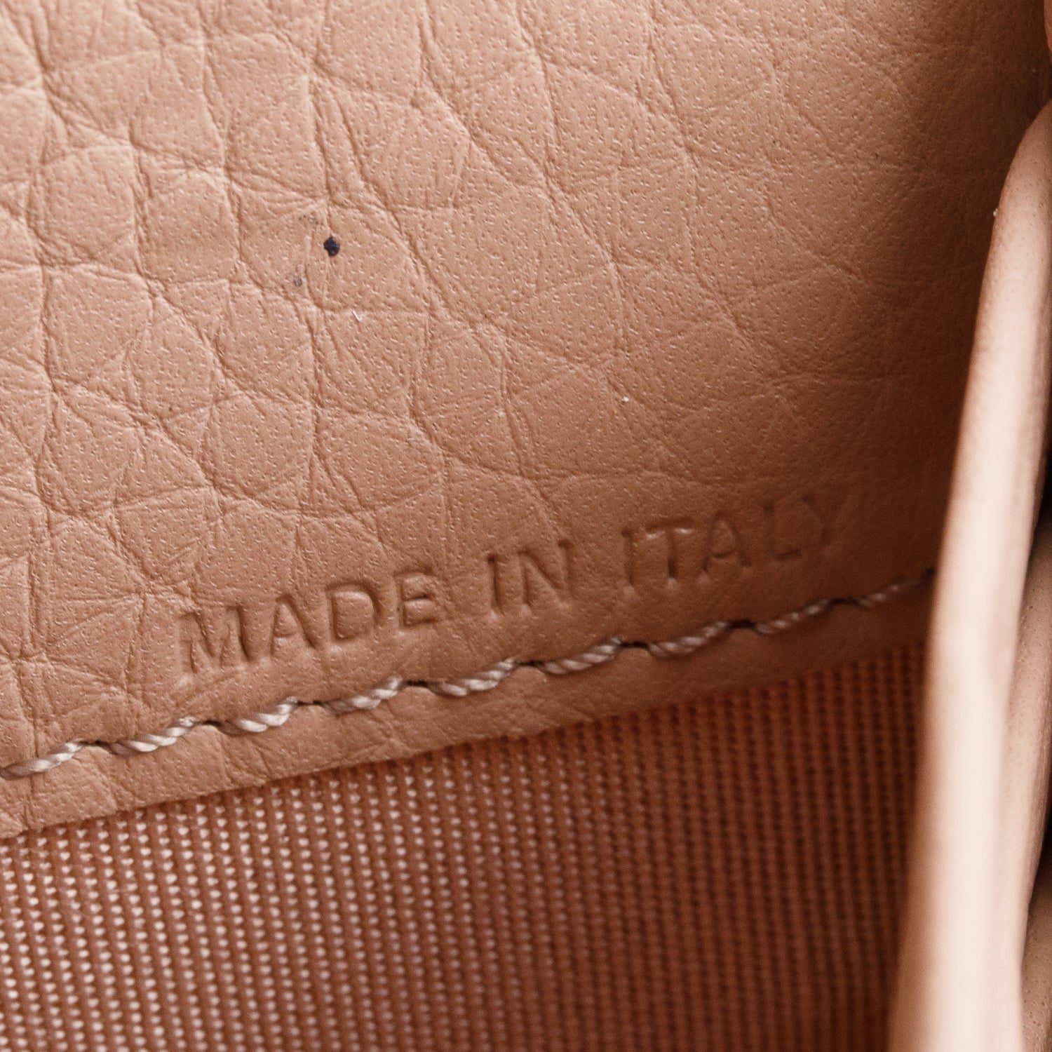 Valentino Pink Pebbled Calfskin Rockstud Envelope Wallet on Chain w/ Box