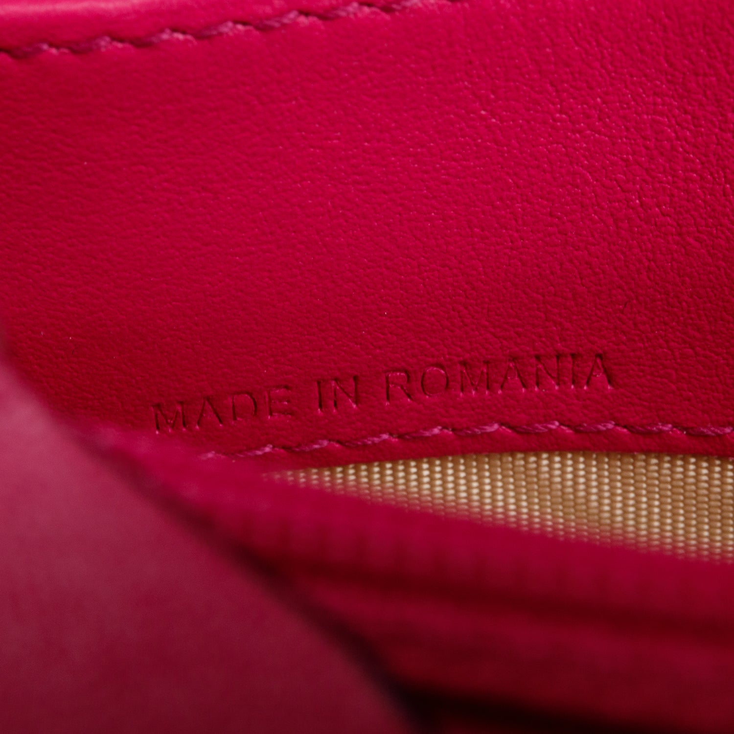 Jimmy Choo Natural/Magenta Raffia Crystal Cheri Satchel Wallet on Chain w/ Box & Authenticity Card