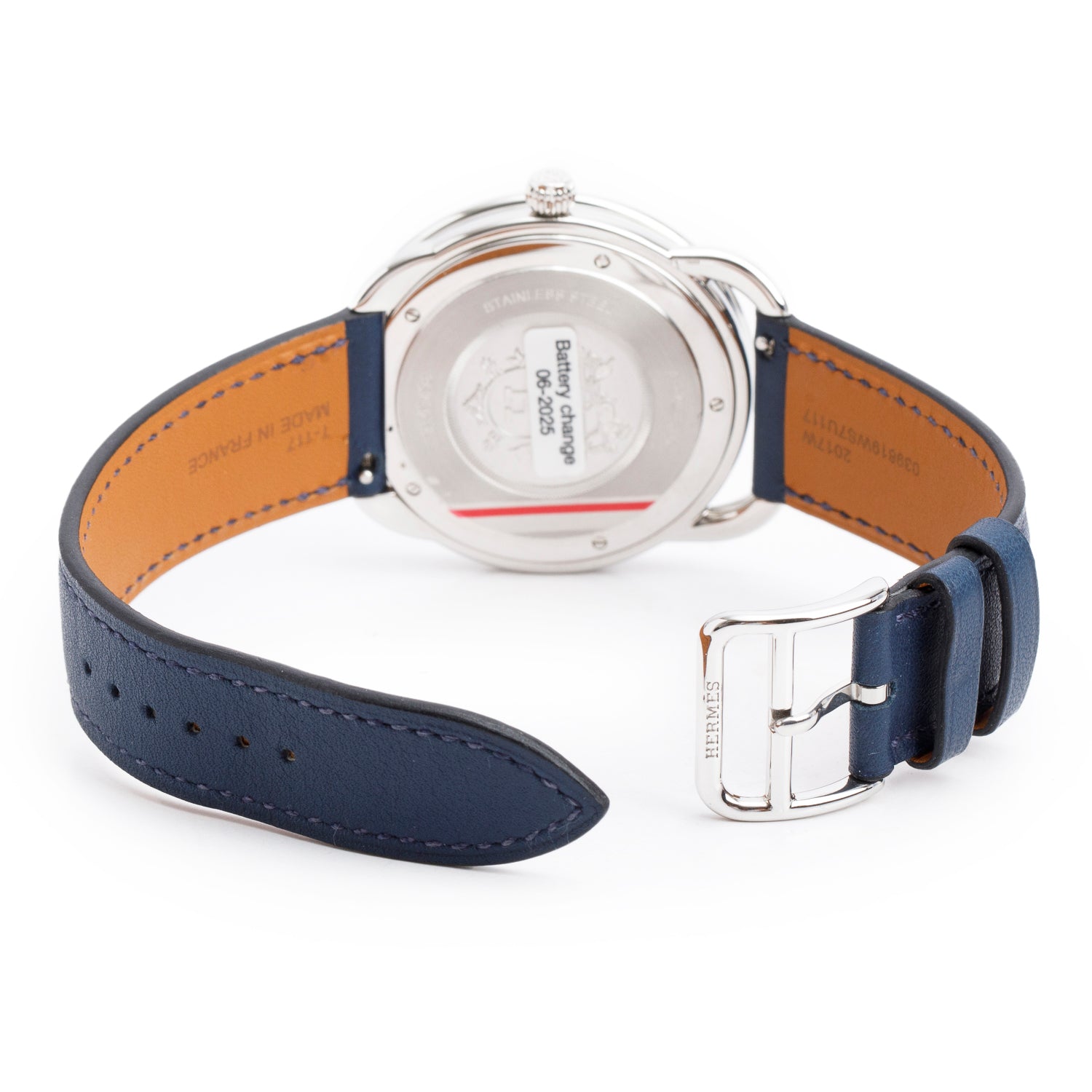 Hermes 2024 Stainless Steel Arceau 40 MM Automatic Watch AR7Q.810 w/ Box & Papers