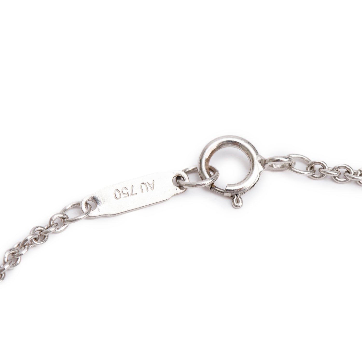 Tiffany & Co. 18k White Gold Diamond Daisy Flower Station Bracelet