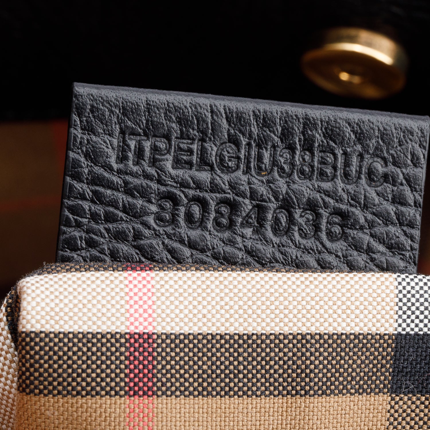 Burberry Black Grained Leather Large Lorne Bucket Bag w/ Straps