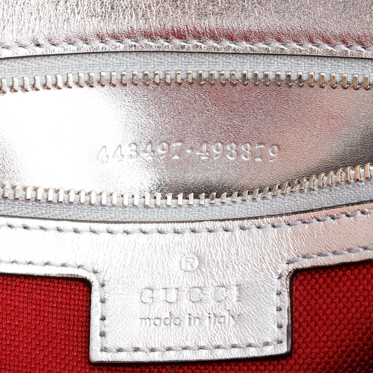 Gucci Silver Matelasse Medium GG Marmont Shoulder Bag w/ Box