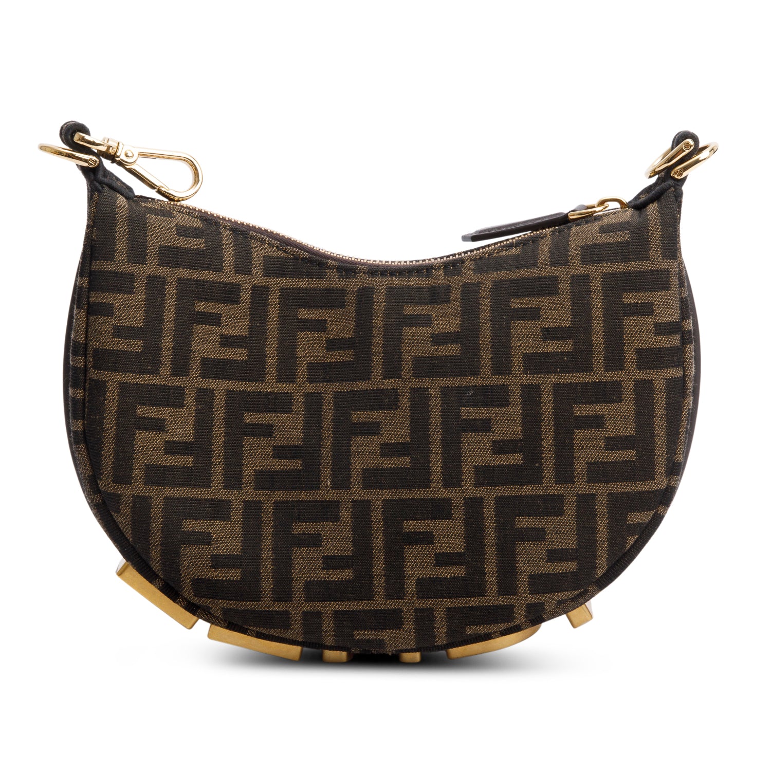 Fendi Brown FF Zucca Jacquard Mini Fendigraphy Bag w/ Box