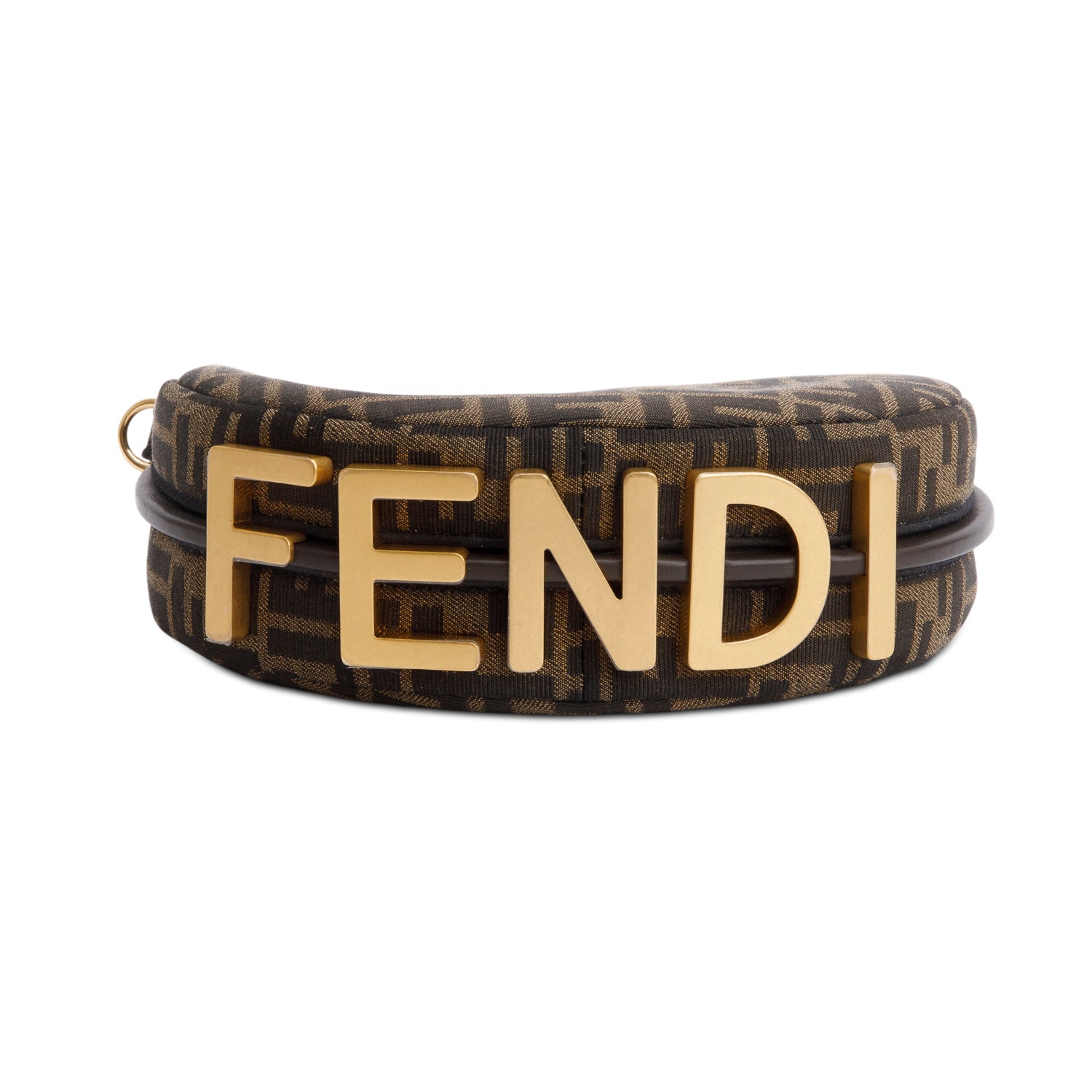 Fendi Brown FF Zucca Jacquard Mini Fendigraphy Bag w/ Box