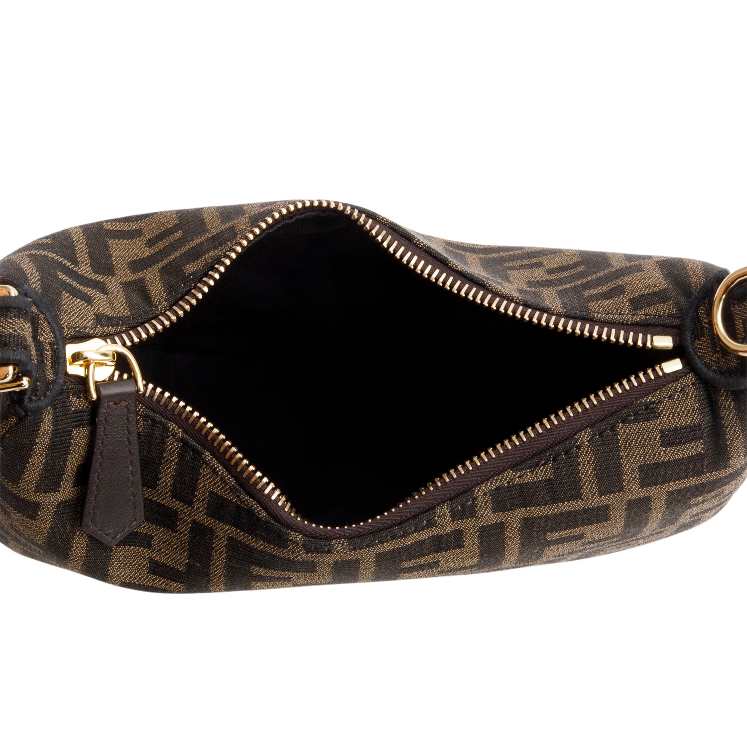 Fendi Brown FF Zucca Jacquard Mini Fendigraphy Bag w/ Box