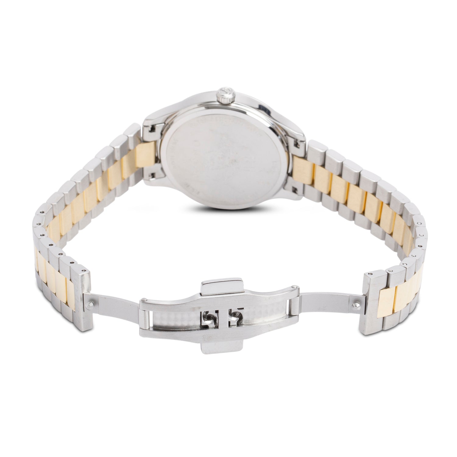 Gucci Stainless Steel & 18k Yellow Gold G-Timeless 32 MM Quartz Watch Green Dial YA1265042 w/ Box