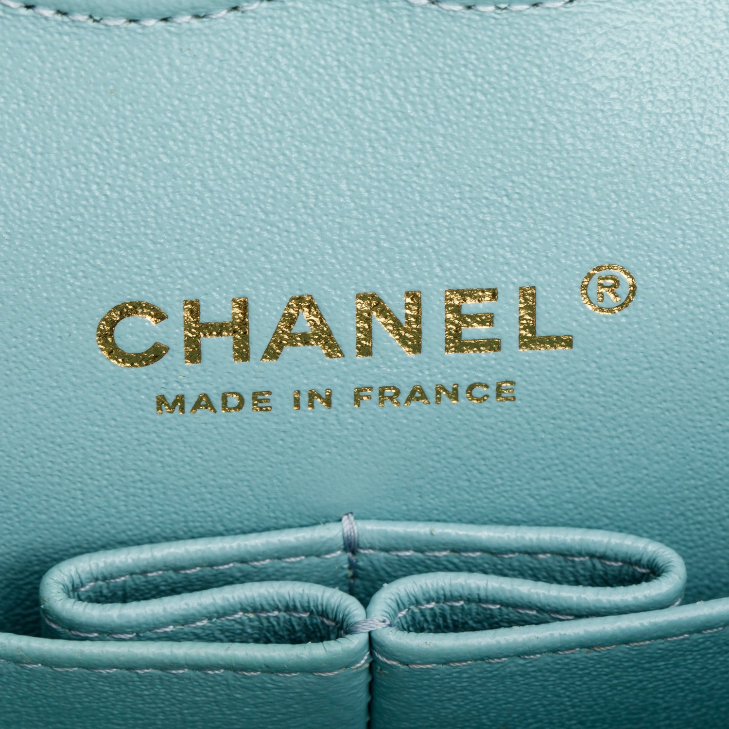 Chanel Turquoise Caviar Quilted Medium Double Flap Bag w/ Box & Authenticity Card